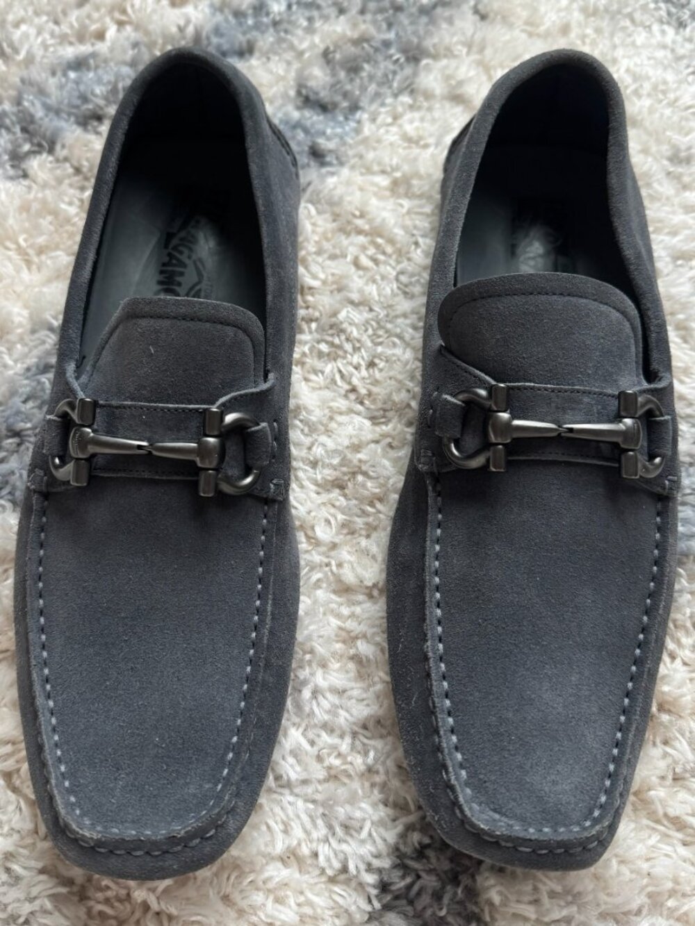 Salvatore Ferragamo Parigi Suede Loafers